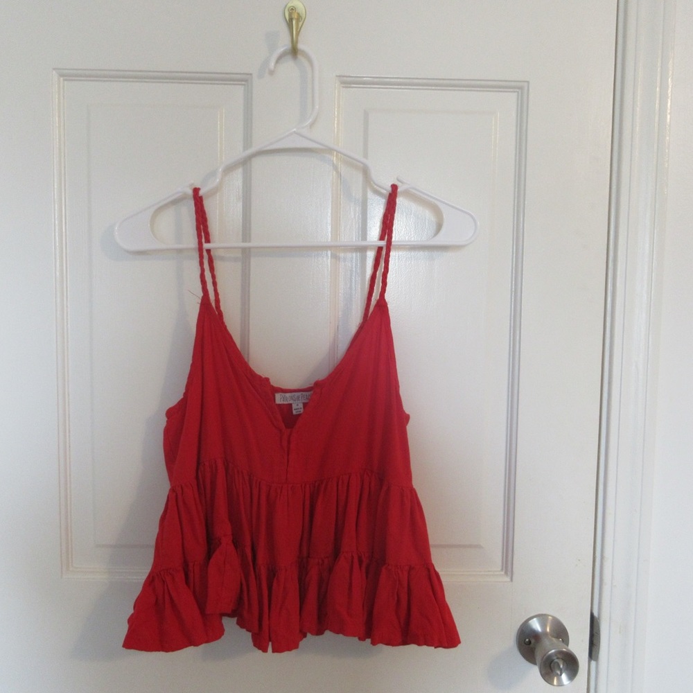 red blouse - S